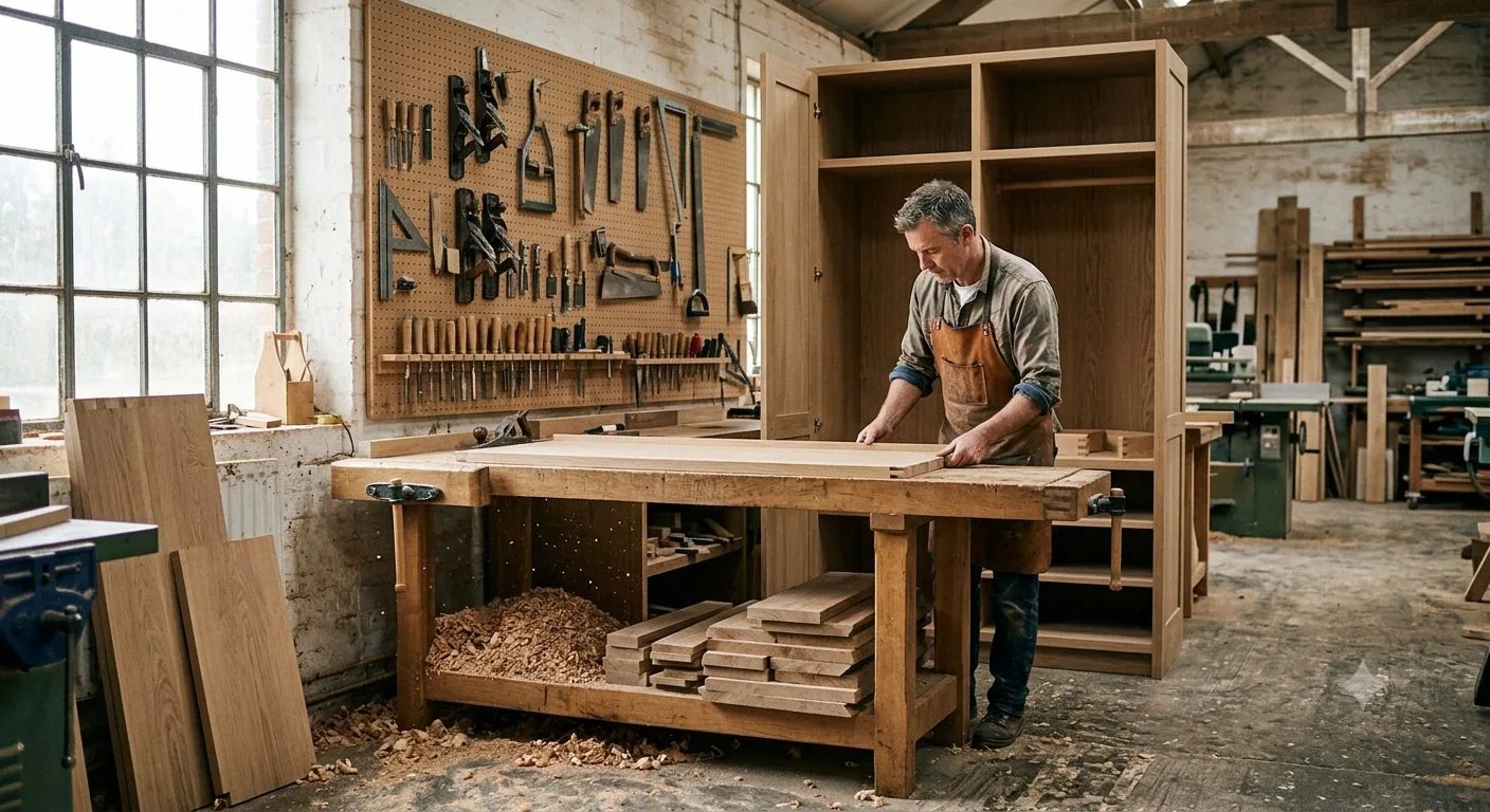 Homepage for Northgate Joinery, a bespoke carpentry firm